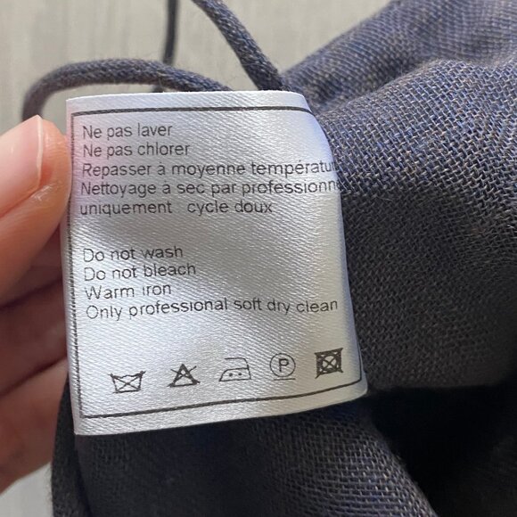 CHANEL Vintage 90s Mohair Wool Blend Maxi Skirt Size EU40/US8 Dark Fairy Grunge - Picture 12 of 15